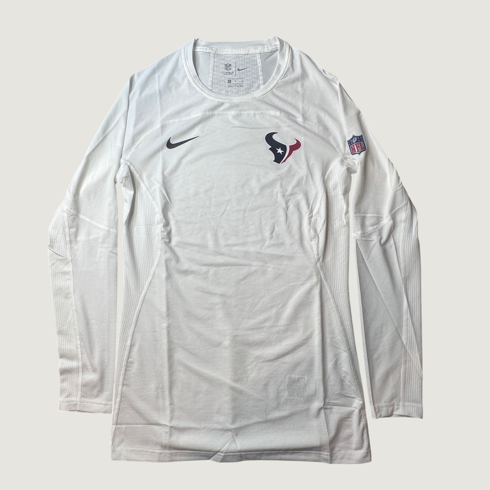 Houston Texans Nike Training Shirt Mens XL White NFL Football 853515-100 NEW